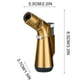 thumbnail image 3 of CUITING Torch Lighters  Windproof Refillable Lighter Adjust Flame Used For Barbecue Kitchen Fireplace Candles Etc(Gas Not Included), 3 of 4