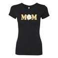thumbnail image 2 of Wild Bobby, Mom Daisy Mother's Day Womens Slim Fit Junior Tee, Black, Small, 2 of 6