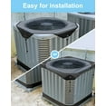 thumbnail image 3 of Air Conditioner Cover for Outside Units,Central AC Covers , Top Universal Mesh Cover Defender for All Seasons, 3 of 7