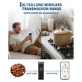 thumbnail image 5 of Smart Wireless Meat Thermometer Digital, 2 Probes, Advanced Bluetooth Food Thermometer for Cooking, IP67, Real-Time Monitoring & Smart Alerts with APP for BBQ, Grill, Oven, Smoker, Kitchen Gifts, 5 of 8
