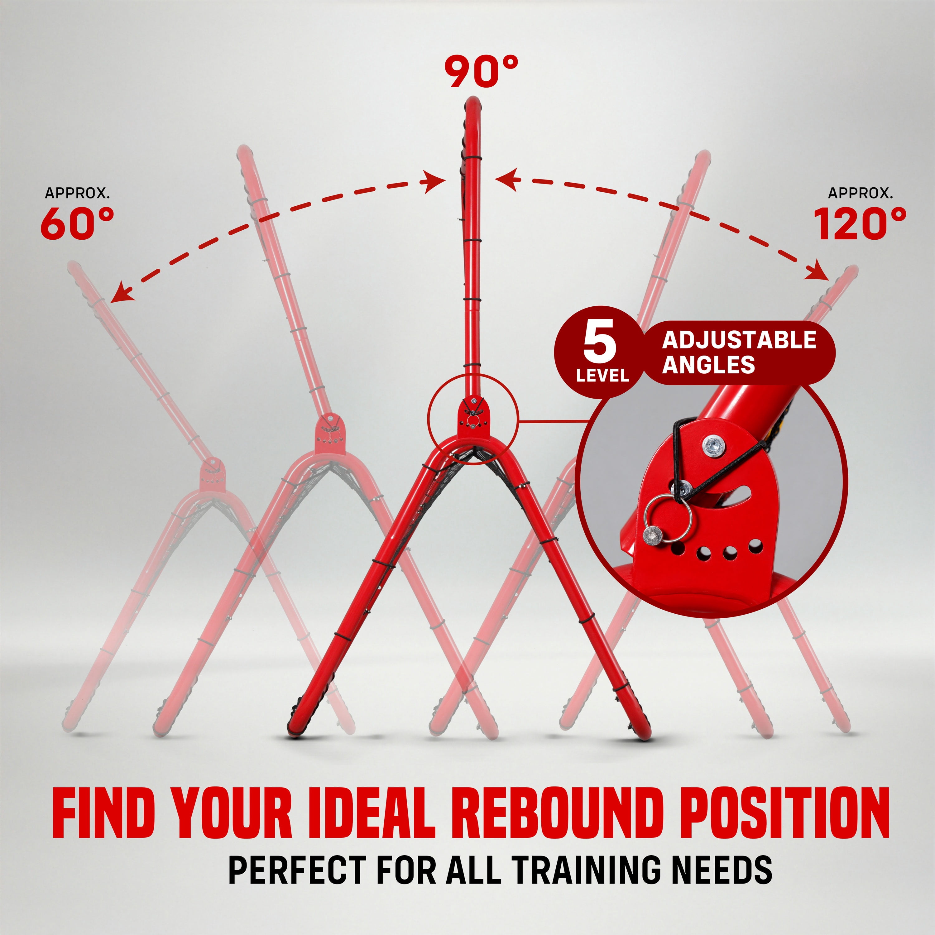 Net Playz Baseball Pitchback Rebounder Net with Adjustable Angles for Practice