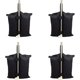 thumbnail image 1 of Bolsa de peso resistente de grado industrial con doble costura para toldo de tienda emergente Black4pcs Banban ShuxiuWang 8390614706217, 1 of 1