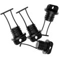thumbnail image 5 of PinesC UrbanMingle 4 Pcs Black Kayak Drain Plug, Drain Plug Kit, Kayak Canoe Boat Threaded Drain Plug Replacement Accessories, 5 of 5