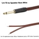 thumbnail image 4 of 4X Cable Desnudo de 1/4 una Altavoz, Cable de Audio una Adaptador Mono Macho de 6,35 mm Altavoz de Alta Fidelidad OFC Chapado en de Extremo Abierto de Repuesto, 4 of 5