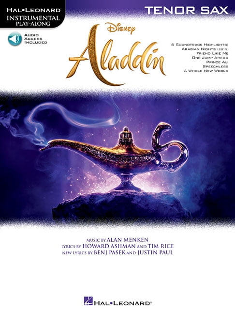 Aladdin Instrumental Play Along Series For Tenor Sax Other Walmart Com