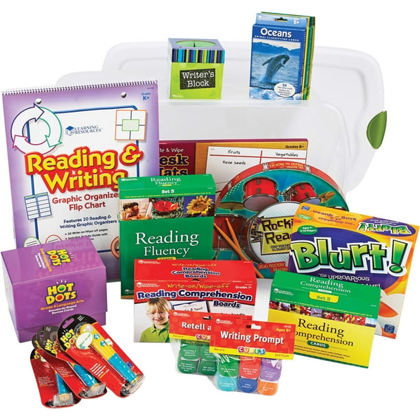 Learning Resources, LRNLER1824, Grade 4 ELA Kit, 1 Each