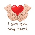 thumbnail image 1 of Heart - Full Diamond Painting - 30x30cm, 1 of 3