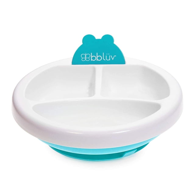 Plato de Alimentación Warm bblüv Aqua para Bebé