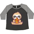 thumbnail image 3 of Inktastic Sloth Pizza Women's Plus Size T-Shirt, 3 of 5