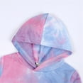 thumbnail image 5 of XXWXYD Kids Girls Boys Tie Dye Pattern Hooded Sweatshirt and Jogger Pants 2-Piece Set Long Sleeve Casual Play Outfit Trendy Comfy Stretc𝗁y Unisex, 5 of 8