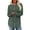 Green, variant on TEMOFON Long Sleeve Shirts for Women Loose Fit Dressy Casual Button Sweater Crew Neck Pullover Basic Sweaters for Women 2025