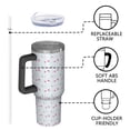 thumbnail image 6 of Modern 40oz Tumbler– Stainless Steel Insulated Tumbler with Handle and Straw, Large Capacity Travel Cup for Hot & Cold Drinks, 6 of 6