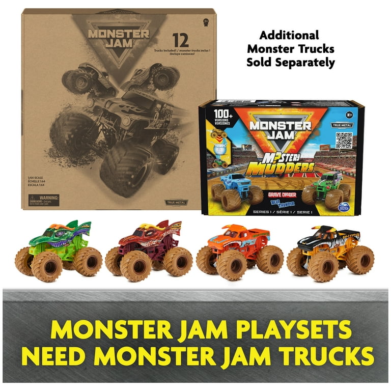 Megalodon Monster Wash, Monster Jam Play Set, Monster Truck Wash Play Set