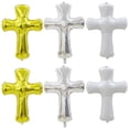 thumbnail image 2 of USHOBE Cross Baptism Balloons 6 Count Inflatable Foil Balloons Decor for Baby Shower Celebration, 2 of 8