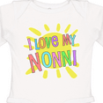 thumbnail image 4 of Inktastic I Love My Nonni Sun and Rainbow Letters Boys or Girls Long Sleeve Baby Bodysuit, 4 of 5