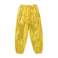Moggemol Girls Boys Street Dance Pants Shiny Sequin Trousers for Jazz