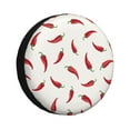 thumbnail image 1 of Fotbe Chili Funda de Llanta de Repuesto con Estampado, Engrosada, Ajuste Universal para Jeep, Remolque, RV, SUV, Camión-14 inch, 1 of 6