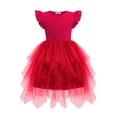 thumbnail image 2 of Oudiya Toddler Tutu Dress Little Girls Irregular Tulle Princess Birthday Party Formal Dresses, 4-8Y, 2 of 8