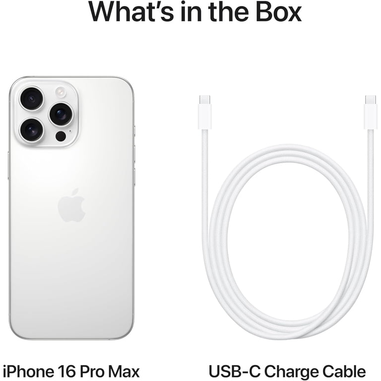 Pre-Owned Apple iPhone 16 Pro Max - Cricket Wireless - 256GB White