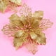 thumbnail image 4 of 10pcs Glitter Poinsettia Adornos Decoraciones para árboles de Navidad Árbol de Navidad Colgante Artificial Floral Flores de Navidad Árbol de Navidad Guirnalda de Navidad Decoración Vhermosa Figuras Decorativas y Floreros, 4 of 4