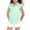 BBH57-Mint Green, variant on Lumtrix Girls Short Sleeve Polo Shirt Kids Cute Flying Ruffle Sleeve Collar School Uniform Shirts Tops 5-14 YearsLight Purple 100