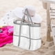 thumbnail image 5 of Malla grande bolso de playa para mujeres bolsas de playa bolsas de almacenamiento bolso de almacenamiento portátil para niña para niña, 5 of 6
