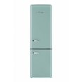 thumbnail image 1 of Classic Retro 9 cu. ft. Electric Bottom Freezer Refrigerator with Wine Rack in Ocean Mist Turquoise, 1 of 1