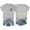 Light Gray, variant on Women's T-Shirts Basic Tops Printed Round Neck Solid Color Short Sleeved Dressy Casual Clothes