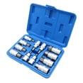 thumbnail image 2 of Juego de 12 llaves de vaso hexagonales con estuche: , fáciles de instalar, profesionales y de alto rendimiento, de 1/2" cuadrado., 2 of 9