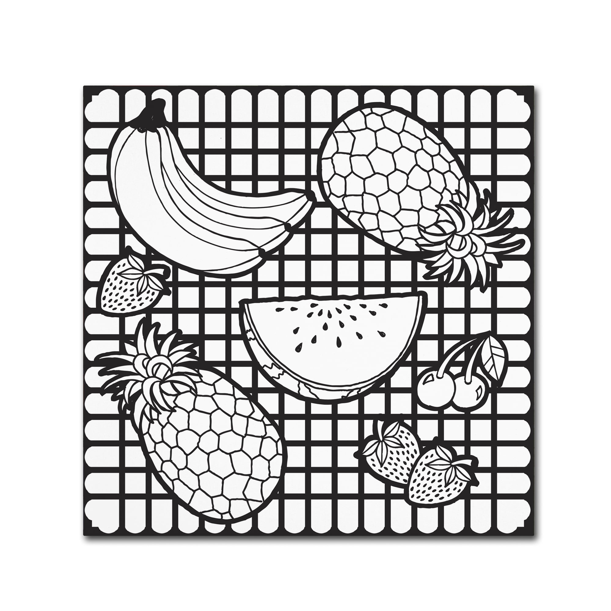 Trademark Fine Art "Fruit" Canvas Art by Hello Angel