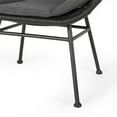 thumbnail image 3 of Noble House Olvera 3 Piece Outdoor Wicker Conversation Set in Gray, 3 of 11