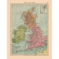 thumbnail image 3 of Hammond 15x18 Black Modern Framed Museum Art Print Titled - British Isles - Hammond 1910, 3 of 5