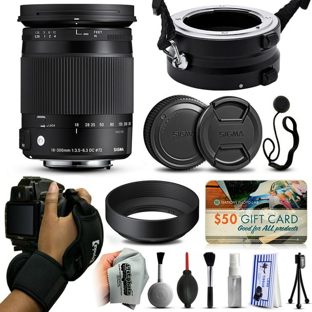 Sigma 18 300mm F3 5 6 3 Dc Macro Os Hsm Kits Walmart Com Walmart Com