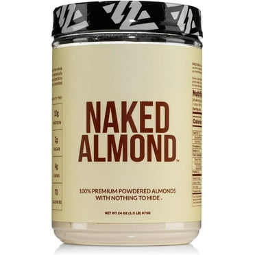 NAKED Almond Protein Powder from small dairy farms, Only 1 Ingredient, Vegan, Gluten-Free, No Additives, No Salt, No Sugar - 38 Servings - 1.5LB