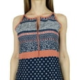 thumbnail image 6 of Bimba Women Chic Style Printed Kurta Kurti Trendy Summer Tunic Top Blue Blouse, 6 of 7