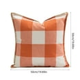 thumbnail image 2 of 4pcs Thanksgiving 50*50cm Fall Decor Halloween Orange Cottons Linen Pillowcase Home Sofa Pillow Cushion Holiday Decoration Gifts, 2 of 6