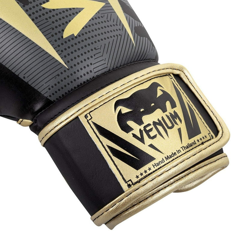 Gants de boxe Venum (kick) Elite Black / Gold 10oz