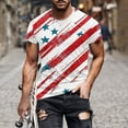 thumbnail image 5 of qucoqpe 4th of July Sports T-shirts Independence Day Patriotic Short Sleeve Tops America Flag Shirts Crew Neck Graphic Tees, 5 of 5