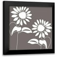 thumbnail image 1 of Sommers, Mindy 15x15 Black Modern Framed Museum Art Print Titled - Daisettes, 1 of 5