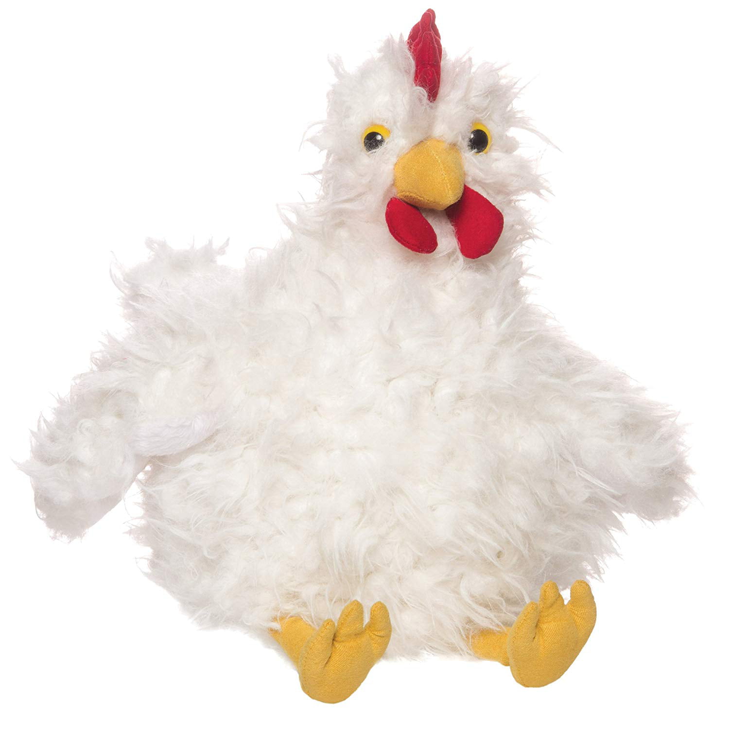 ADORE 12" Goldie the Hen Chicken with Baby Chick Stuffed Animal Plush Toy 