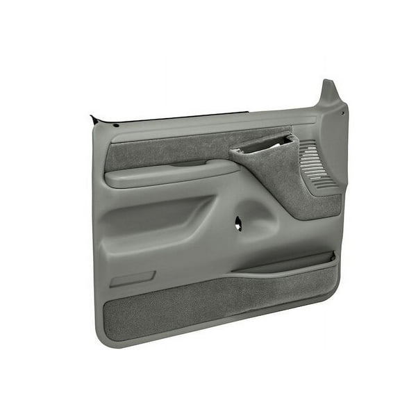 Front Door Interior Trim Panel - Compatible with 1992 - 1997 Ford F-350 4-Door 1993 1994 1995 1996