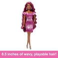 thumbnail image 4 of Barbie Fun & Fancy Hair Doll with Extra-Long Colorful Black Hair and Styling Accessories, 4 of 6