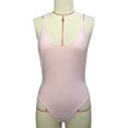 thumbnail image 2 of Womens Swimsuit Slim Fit Color Matching High Stretch Adjustable Swimsuit Purple Bikini, 2 of 3