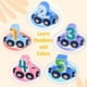thumbnail image 2 of Juego de tren de juguete Lauon, magnético de madera, con diseño animal y digital, 2 of 9