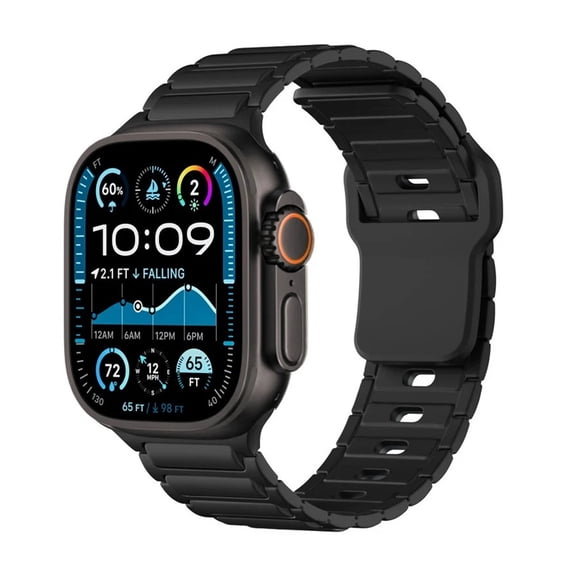 RoseOcean Silicone Sport Band Compatible with Apple Watch Ultra 2 49mm 46mm 45mm 44mm Series 10 9 8 7 6 SE