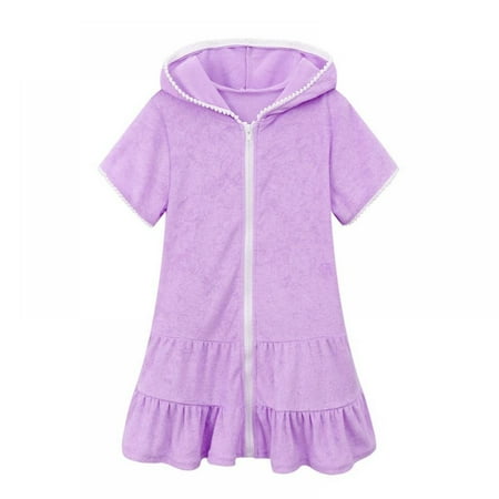 

Girls Swim Cover Up Kids Swimsuit Coverup Kids Little Girl Beach Bathing Suit Robe