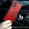 thumbnail image 3 of TJS for Motorola Moto Edge 5G 2024 Phone Case, Dual Layer Hybrid Magnetic Support Shockproof Heavy Duty Cover for Moto Edge 5G 2024 (Red), 3 of 5