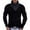 Black, variant on CharmCyan Men’s Knitted Pullover Sweater with Asymmetric Zipper Collar Casual Long Sleeve Slim Fit Pullover for Autumn Winter Black L