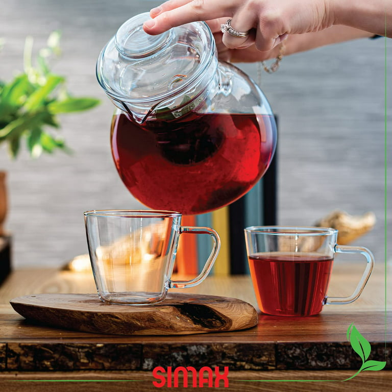 Simax Glass Teapot For Stovetop: Glass Tea Kettle For Stove Top
