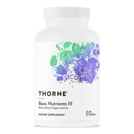 Thorne Research - Basic Nutrients III without Copper and Iron - Comprehensive Multiple